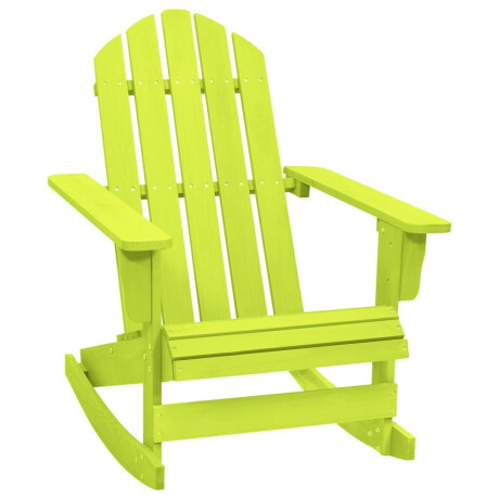 vidaXL Schommelstoel Adirondack massief vurenhout groen