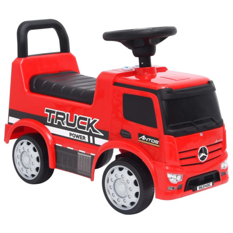 vidaXL Loopauto Mercedes Benz Truck rood