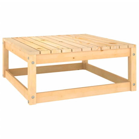 vidaXL Tuinvoetenbank 70x70x30 cm massief grenenhout