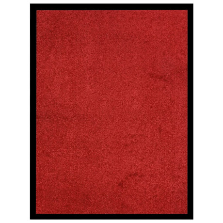vidaXL Deurmat 60x80 cm rood