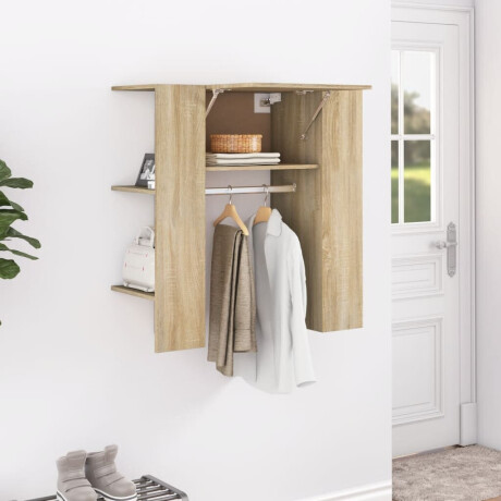 vidaXL Halmeubel 97,5x37x99 cm bewerkt hout sonoma eikenkleurig