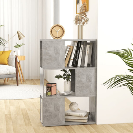 vidaXL Boekenkast/kamerscherm 60x24x94 cm bewerkt hout betongrijs