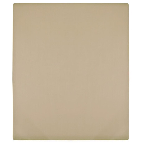 vidaXL Hoeslaken jersey 140x200 cm katoen taupe
