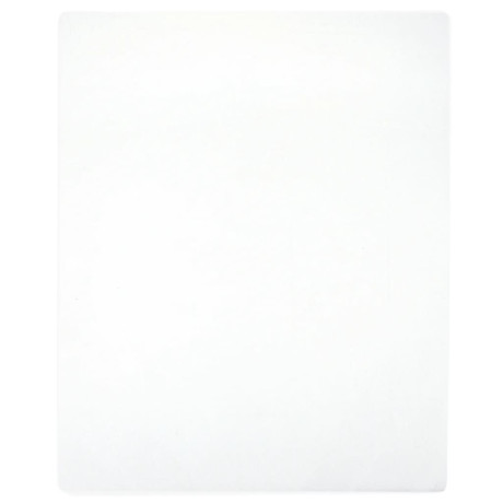 vidaXL Hoeslaken jersey 90x200 cm katoen wit
