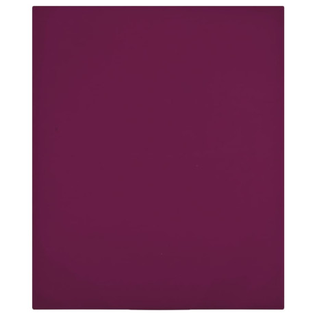 vidaXL Hoeslaken jersey 160x200 cm katoen bordeauxrood