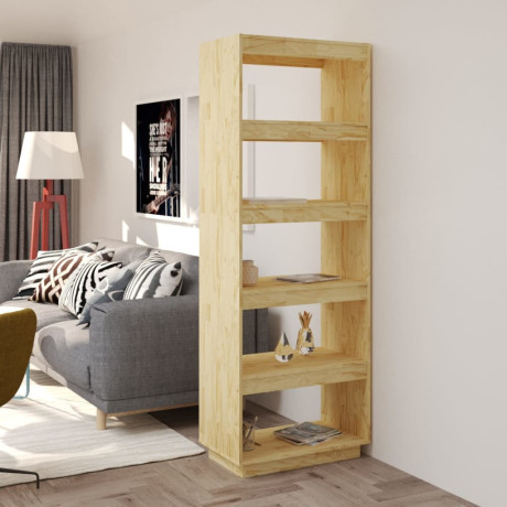 vidaXL Boekenkast / kamerscherm 60x35x167 cm massief grenenhout