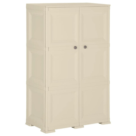 vidaXL Opbergkast hout-look 79x43x125 cm kunststof angorawit