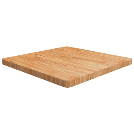 vidaXL Tafelblad vierkant 70x70x4cm massief eiken lichtbruin