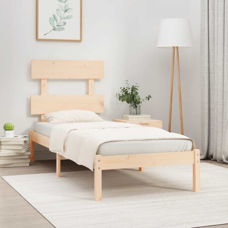 vidaXL Bedframe massief hout 90x200 cm