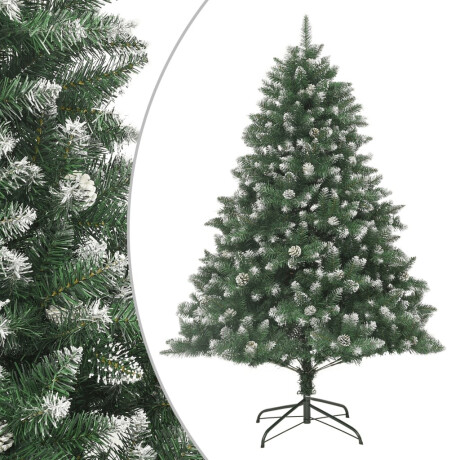 vidaXL Kunstkerstboom met standaard 210 cm PVC