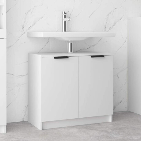 vidaXL Badkamerkast 64,5x33,5x59 cm bewerkt hout wit