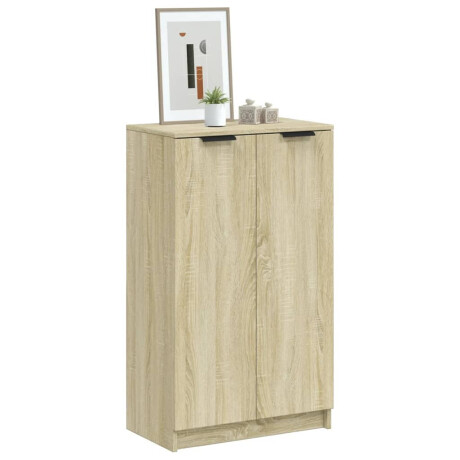vidaXL Schoenenkast 59x35x100,5 cm bewerkt hout sonoma eikenkleurig