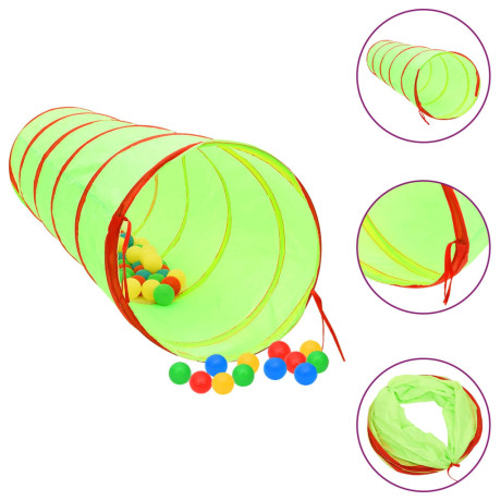 vidaXL Kinderspeeltunnel 175 cm polyester