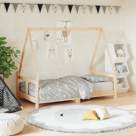 vidaXL Kinderbedframe 80x160 cm massief grenenhout