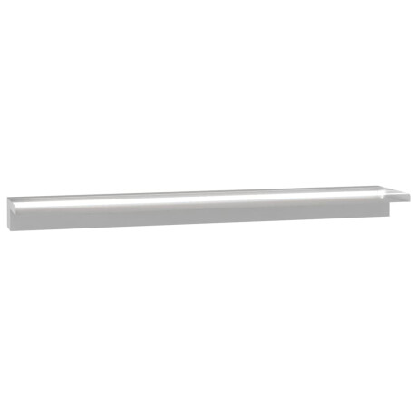 vidaXL Zwembadwaterval met LED-verlichting 110 cm roestvrij staal