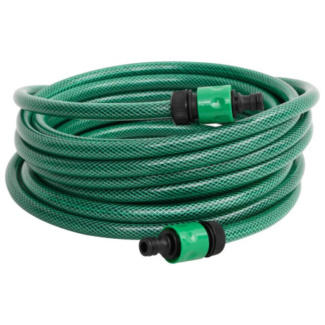 vidaXL Zwembadslang 30 m PVC groen