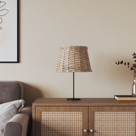 vidaXL Lampenkap Ø25x17 cm wicker bruin