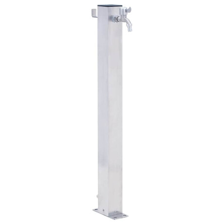 vidaXL Waterzuil vierkant 40 cm roestvrij staal