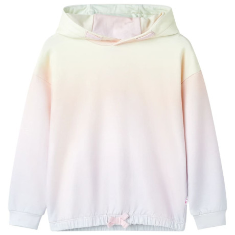 vidaXL Kindertrui met capuchon 92 sterrenwit