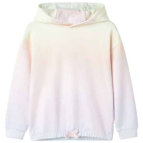vidaXL Kindertrui met capuchon 116 sterrenwit