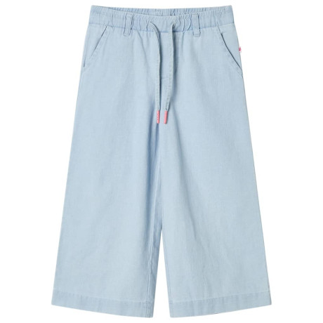 vidaXL Kinderbroek 116 zachtdenimblauw