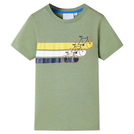 vidaXL Kindershirt met korte mouwen 140 lichtkakikleurig
