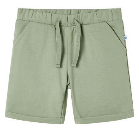 vidaXL Kindershorts met trekkoord 104 lichtkaki