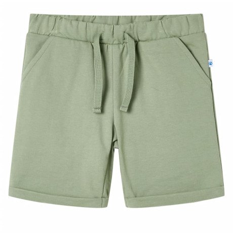 vidaXL Kindershorts met trekkoord 116 lichtkaki