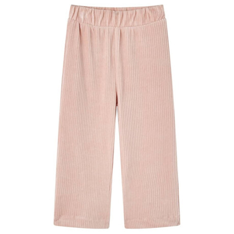 vidaXL Kinderbroek 116 ribfluweel Lichtroze