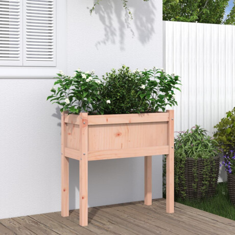 vidaXL Plantenbak met poten 70x31x70 cm massief douglashout