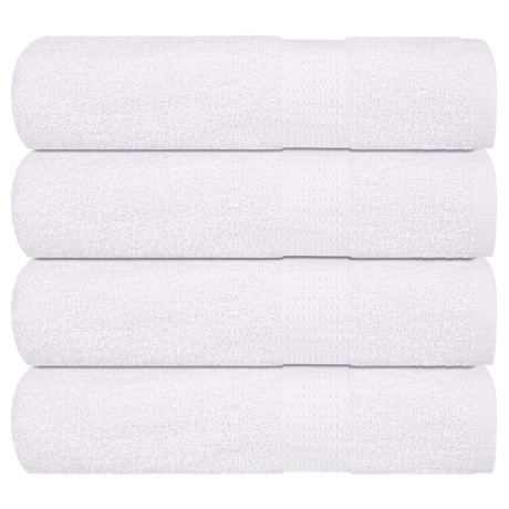 vidaXL Badhanddoeken 4 st 100x150 cm 360 g/m² 100% katoen wit