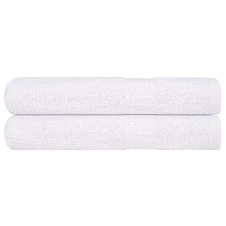 vidaXL Saunahanddoeken 2 st 80x200 cm 360 g/m² 100% katoen wit