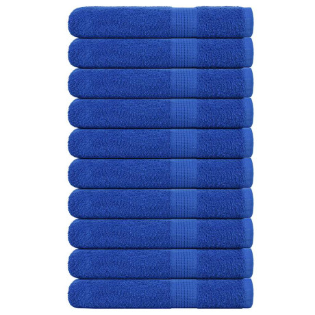 vidaXL Saunahanddoeken 10 st 80x200 cm 360 g/m² 100% katoen blauw