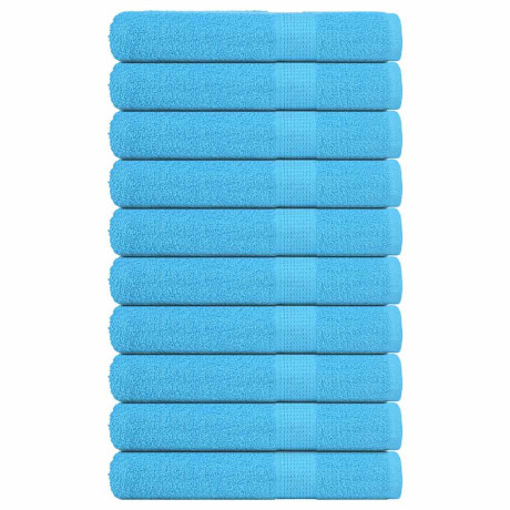 vidaXL Saunahanddoeken 10 st 80x200 cm 360 g/m² 100% katoen turquoise