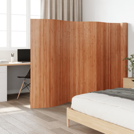 vidaXL Kamerscherm breedte 800 cm hoogte 165 cm bamboe bruin