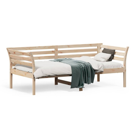 vidaXL Slaapbank 75x190 cm massief grenenhout