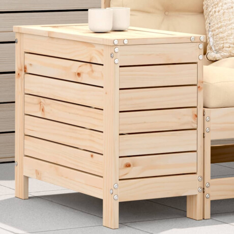 vidaXL Tuinvoetenbank 62x31,5x52 cm massief grenenhout