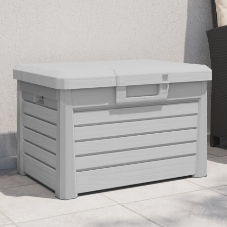 vidaXL Kussenbox 73x50,5x46,5 cm polypropeen grijs
