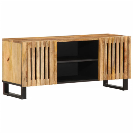 vidaXL Tv-meubel 105x34x46 cm massief ruw mangohout
