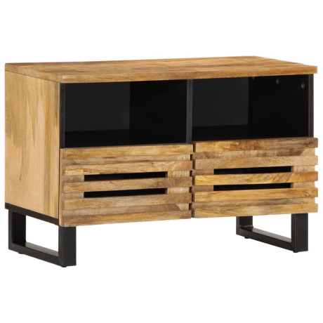 vidaXL Tv-meubel 70x34x46 cm massief ruw mangohout