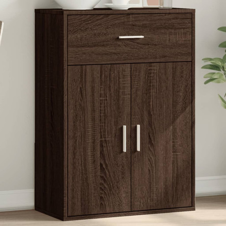 vidaXL Dressoir 60x30x84 cm bewerkt hout bruin eikenkleur