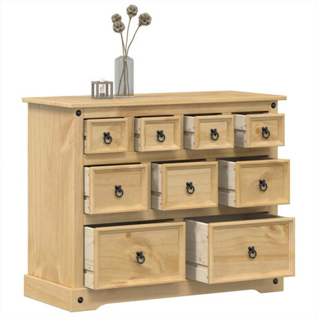 vidaXL Ladekast Corona 101x45x82 cm massief grenenhout