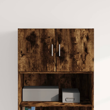 vidaXL Wandkast 70x42,5x40 cm bewerkt hout gerookt eikenkleurig