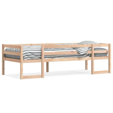 vidaXL Kinderbedframe massief grenenhout 90x190 cm