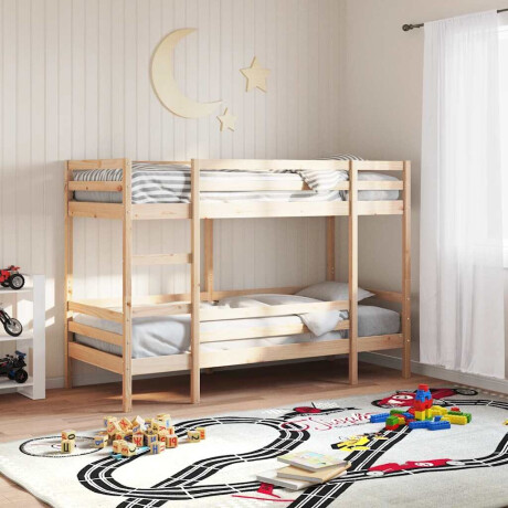 vidaXL Stapelbedframe zonder matras massief grenenhout 90x200 cm