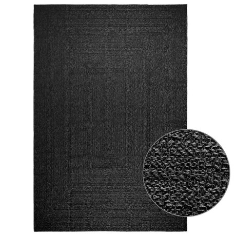 vidaXL Vloerkleed ZIZUR binnen en buiten 240x340cm jute look antraciet
