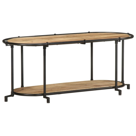 vidaXL Tv-meubel 100x42x40 cm massief ruw mangohout