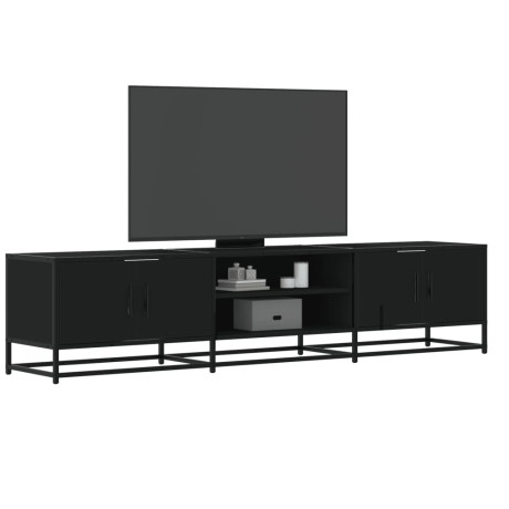 vidaXL Tv-meubel 180x35x41 cm bewerkt hout zwart