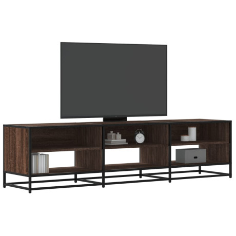 vidaXL Tv-meubel 180x40x46 cm bewerkt hout bruin eikenkleurig