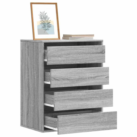 vidaXL Ladekast 60x41x76 cm bewerkt hout grijs sonoma eikenkleurig